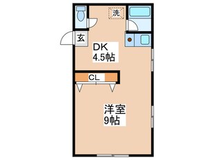 レオパレス南野の物件間取画像